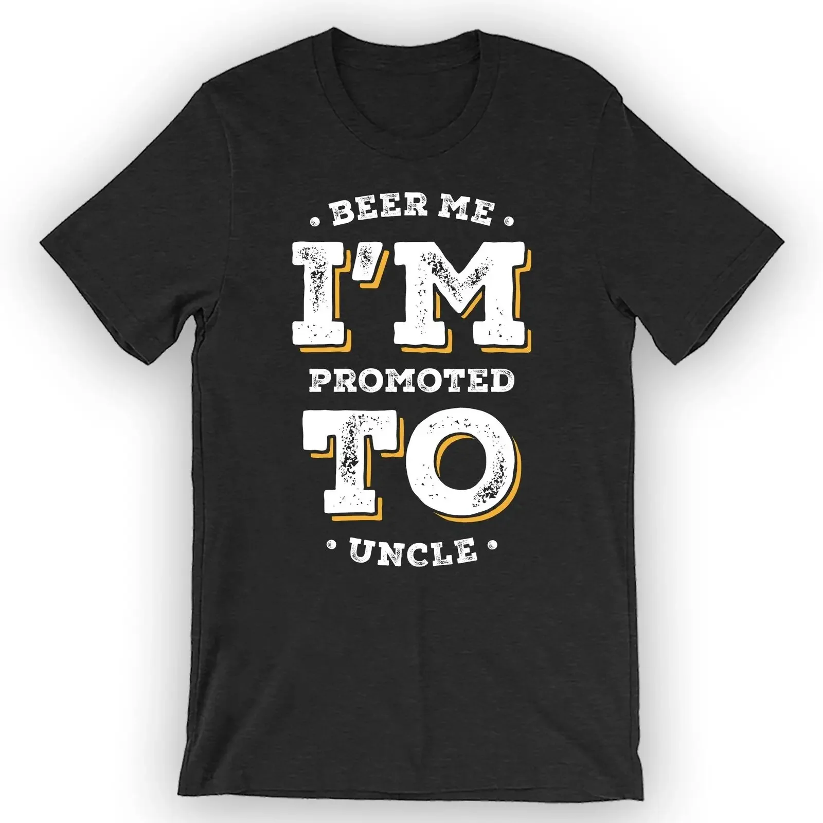 Unisex Beer Me I'm Promoted To Uncle T-Shirt Funny Uncle Shirt