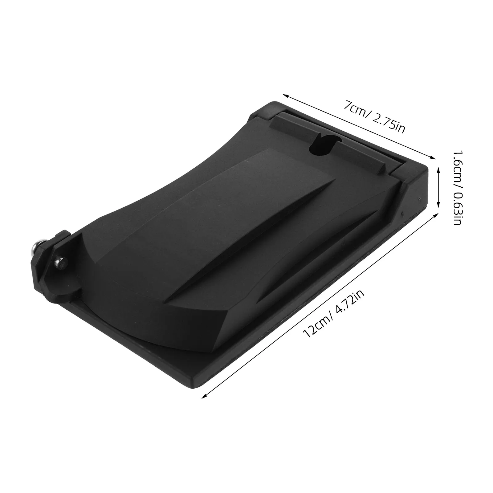 1-Gang Vertical Waterproof Outdoor Electrical Outlet Cover American Style Weatherproof Socket Box Protective Splash Resistant
