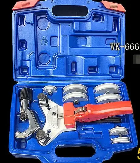 

WK-666 Multi Copper Pipe Bender Tube bending Tool Kit Tube Cutter Aluminum