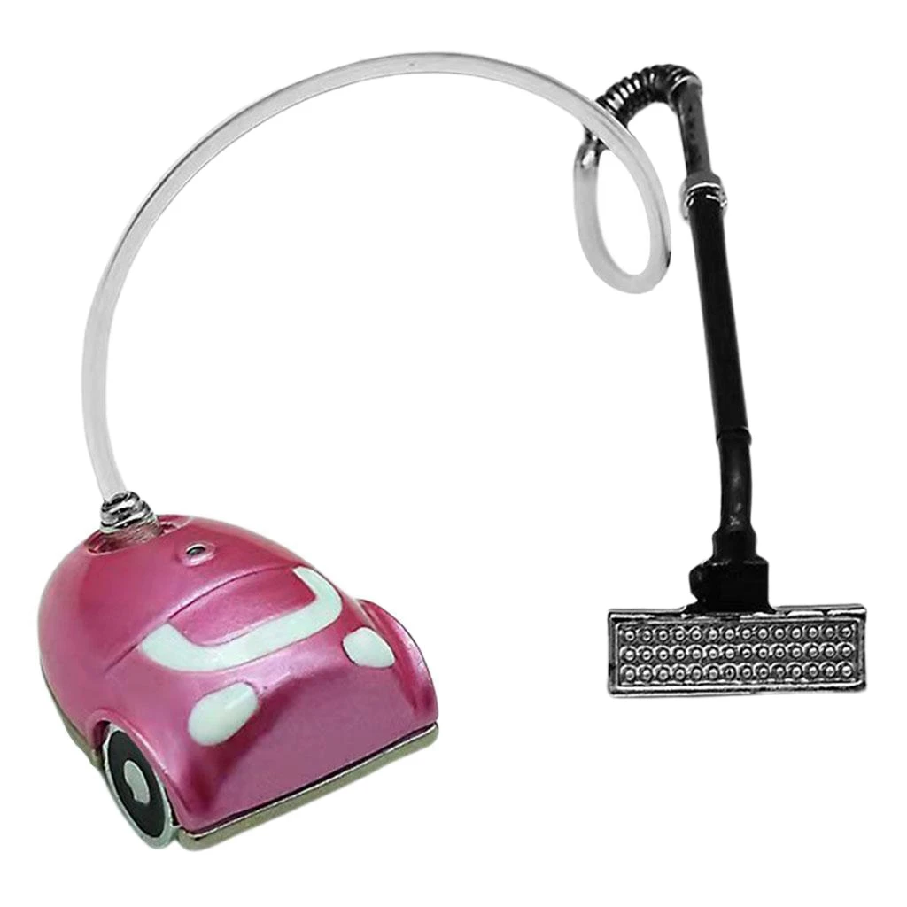 1/12 Scale Mini DollHouse Vacuum Cleaner Dollhouse Accessory Decor Cleaning Vacuum Cleaner Toy,2