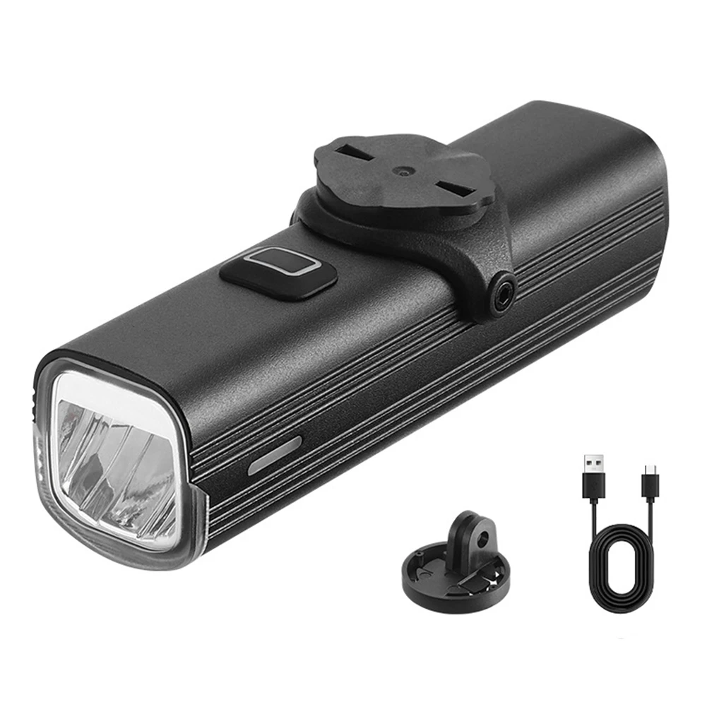 USB Rechargeable Bike Light Bike Lights For Night Riding Night Riding Type-C Rechargeable For Garmin Mount Size 110x31x37MM