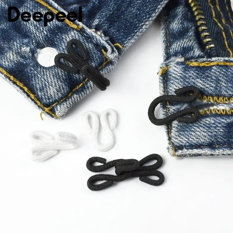 Ensemble de boutons invisibles pour jeans, taille rétraction, pantalon strucajustable, jupe, manteau, clips, crochet, bricolage, vêtement, accessoires de couture, 30, 50 ensembles