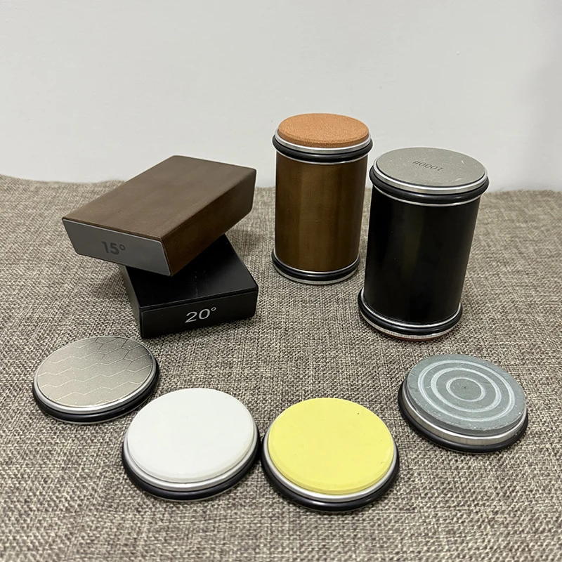 

Обновленная точилка для ножей 2025 года 15/20 ° Угловые точилки магнитного типа на базовых роликах 240-10000 # Профессиональный инструмент Grindstone