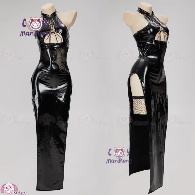 

Movie Weaver Cosplay Costume spider Dark Gothic leather jumpsuit gloves stocking Halloween party women sexy Weaver uniform