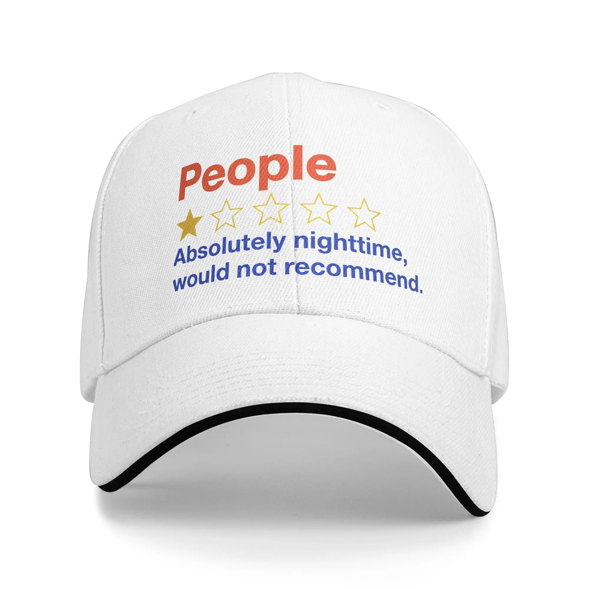 One Star Rating  Baseball Cap Retro People absolute nightmare  would not recommend  Sandwich Hat Unisex Adjustable Hat