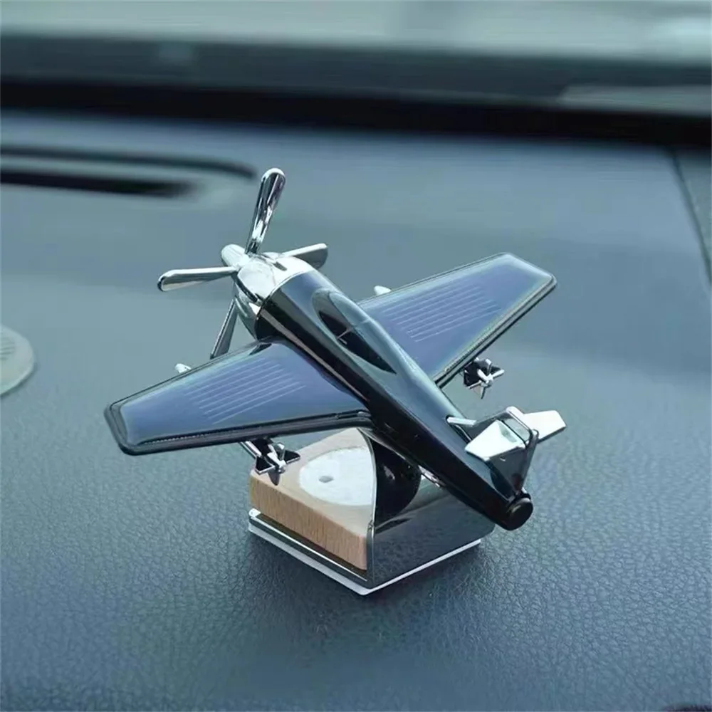 Mini carro Perfume Air Freshener, decoração solar dos aviões, fragrância carro avião ornamento, acessórios do carro