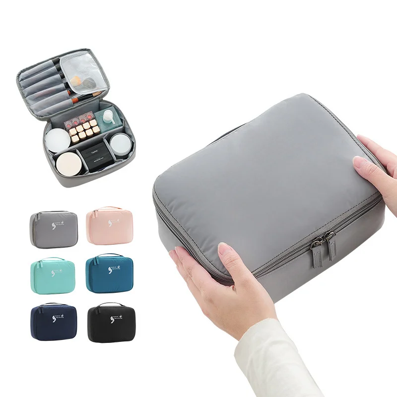 Korean toiletries storage bag Travel portable makeup bag Women's waterproof makeup storage bag