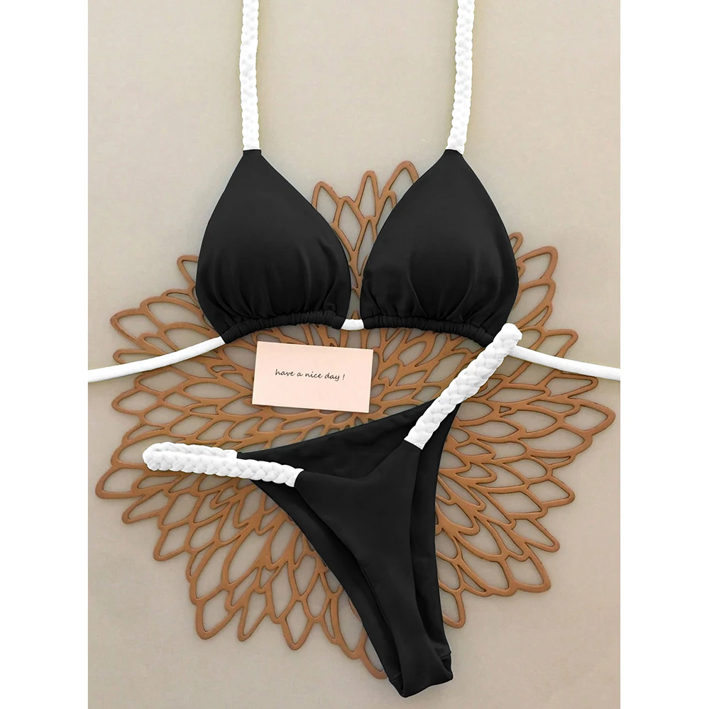 Micro Bikinis 2025 Push Up Women Swimsuits Sexy Swimwear Brazilian Bikini Set Thong Biquini Solid Swimsuit Summer Beachwear 5 Micro Bikinis 2025 Push Up Women Swimsuits Sexy Swimwear Brazilian Bikini Set Thong Biquini Solid Swimsuit Summer Beachwear 5