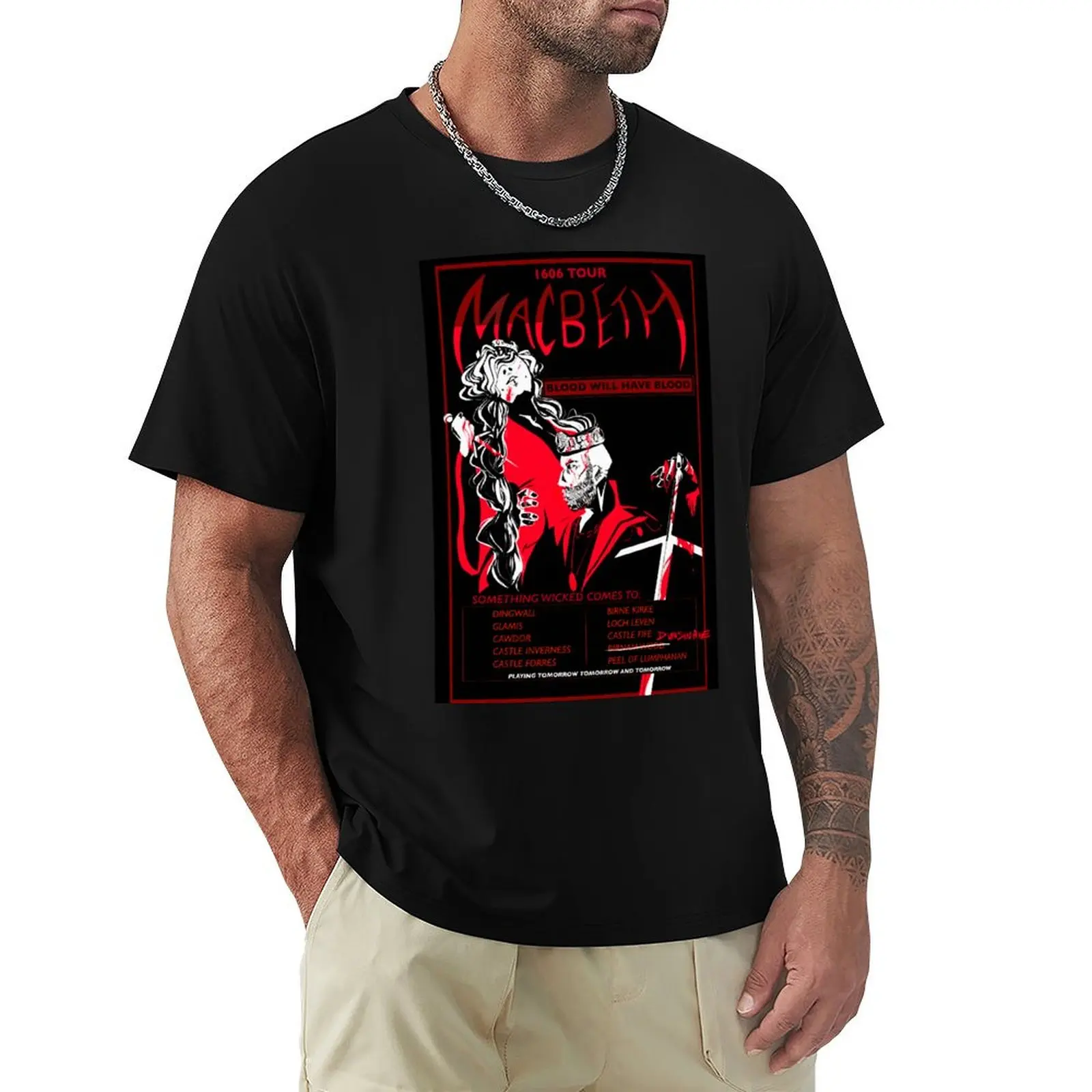 MACBETH 1606 T-Shirt Soft Cotton Print T-Shirt