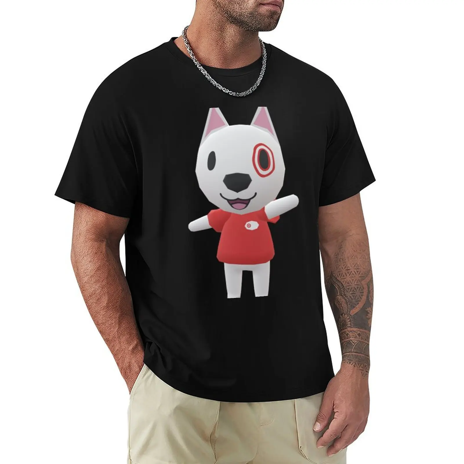 Low Poly Bullseye (Spot) T-Shirt Urban Style Casual Short Sleeve Top