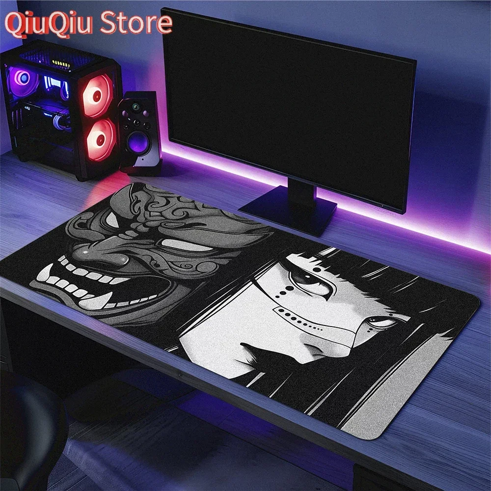 

Janpanese Mask Girl Mouse Pad 90x40CM non-slip Gaming Mousepad Gamer E-Sports Mouse Mat Game Mechanical Keyboard XXL Desk Mat