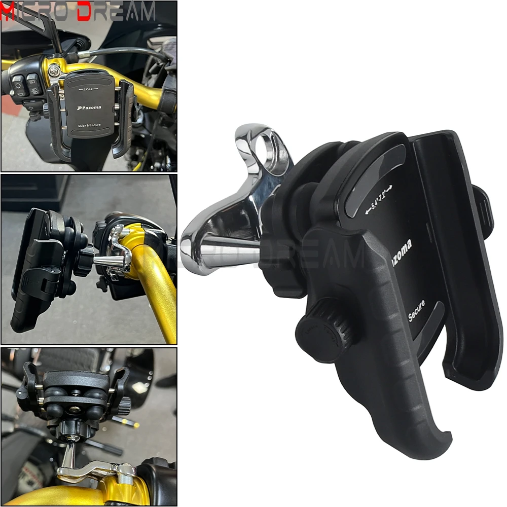 ل هارلي الطريق الإنزلاق FLTRX المحدودة FLTRK خاص FLTRXS الترا FLTRU حامل هاتف دراجة نارية قوس امتصاص الصدمات حامل هاتف #6