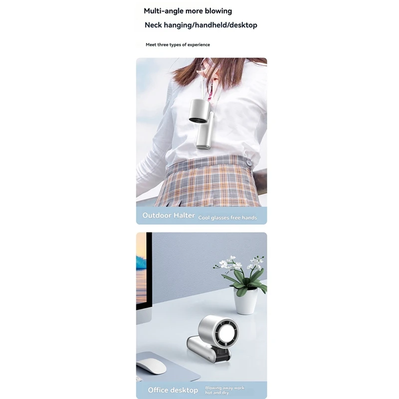 

F4S-cPortable Handheld Fan UsbCharging Adjustable Speed Digital Display Fan Foldable Design High Speed Fan with Night