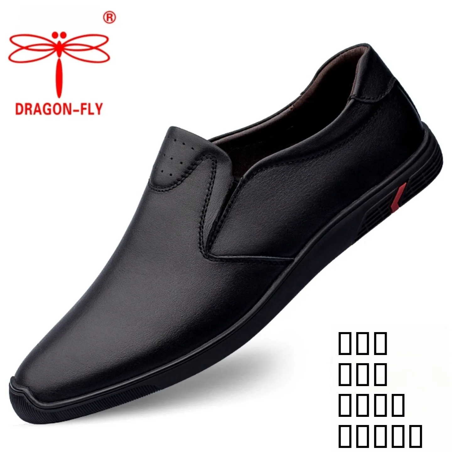 

Dad Casual oes Men's Soft Bot Slip-On Leather oes Autumn New Sle Comfortable Faionable Flat Heel round Toe oes