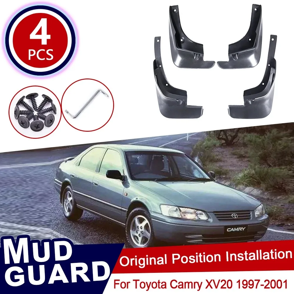 

4Pcs Set for Toyota Camry XV20 20 1997~2001 Car Mud Flaps Front Rear Mudguard Splash Guards Fender Mudflaps 1998 1999 2000