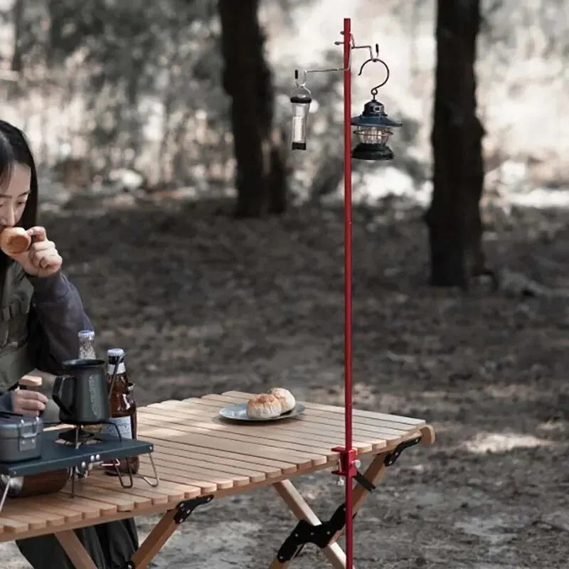 Wonderfu فانوس التخييم حامل انفصال سبائك الألومنيوم ضوء الشماعات الإضاءة فانوس حامل المشي لمسافات طويلة في الهواء الطلق معدات صيد الأسماك