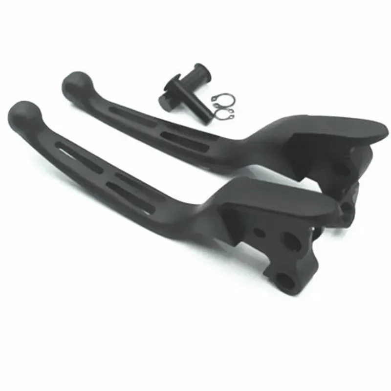 Motorcycle Slotted Clutch Brake Levers For Harley Street Road Glide FLHX FLTR Touring Trilke models 2008-2013 FLHRC 2014