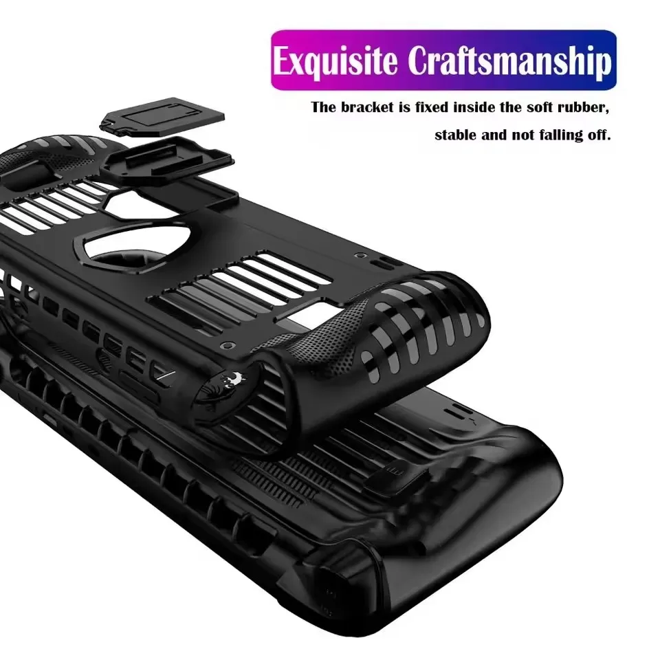 with Kickstand Handheld Case for Claw 8 AI+ Soft Shockproof Protective Cover Anti Slip Ergonomic for MSI Claw 8 AI+ 2025 Galss