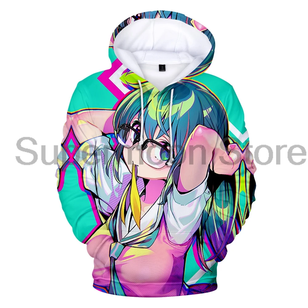 Dohna Dohna دعونا نفعل أشياء سيئة معًا أنيمي هوديي كم طويل ملابس الشارع الشهير الرجال النساء مقنعين البلوز ملابس ثلاثية الأبعاد