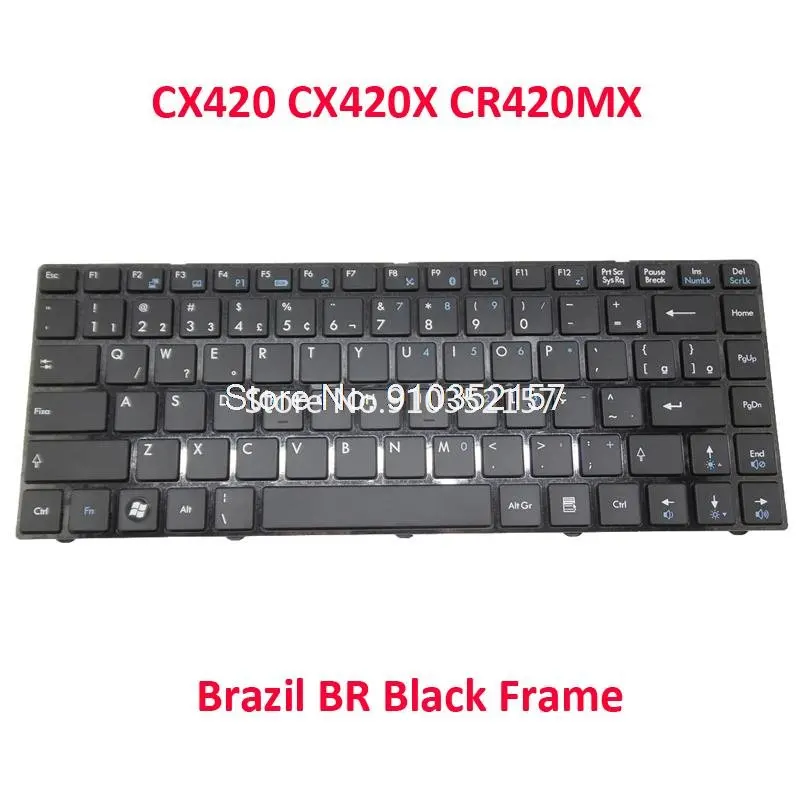 US Keyboard For MSI CR420 CR460 S30 MS-1358 V111822AK1 UI US English S1N-2EUS231-SA0 BR Brazil S1N-2EBR221-SA0 CX420X CX420MX