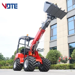 China Factory Brand New Construction Machinery Loader 2 Ton 3.5 Ton Mini Telescopic Wheel Loader Front End Diesel Loader Price