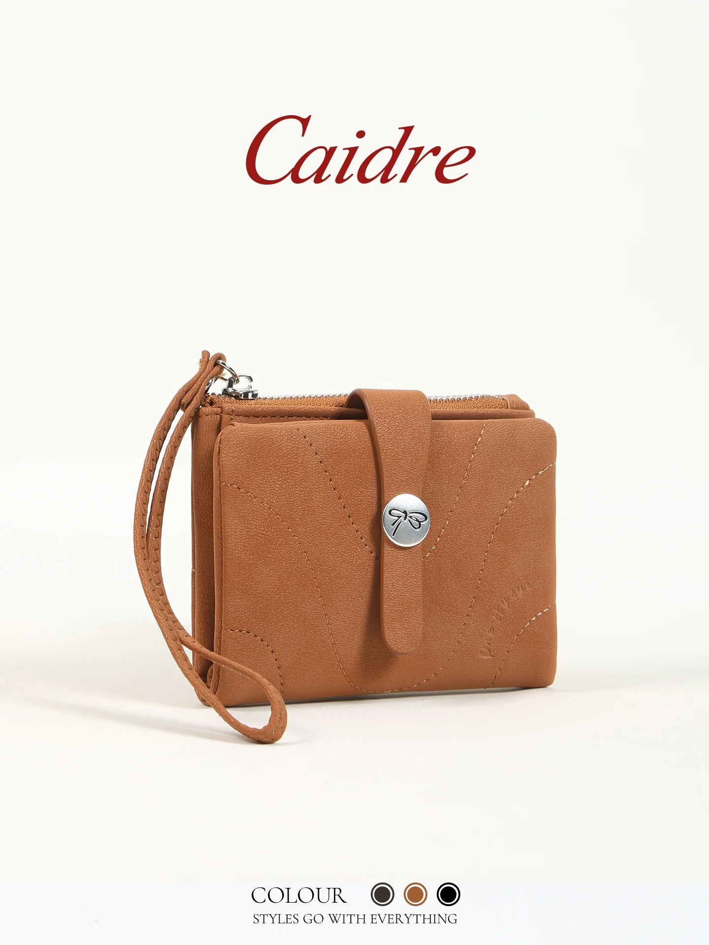 

Женский кошелек Caidre ort, легкий кошелек для монет с кактусом, модный дизайн, держатель для карт из искусственной кожи, цвет