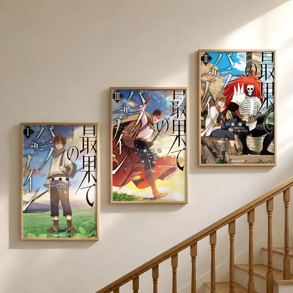 Anime S-Saihate no P-Paladin Will Menel Poster Waterproof HD Modern Peel And Stick Wall Decor Bedroom Living Room Dorm Office