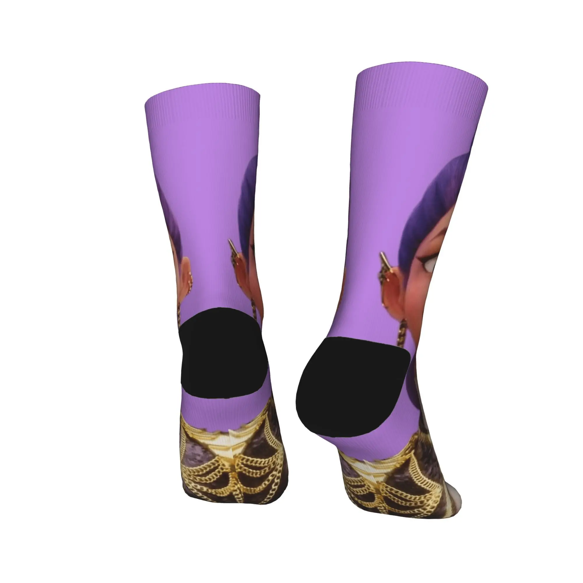 Baby Saja KPop Demon Hunters Chibi Art Calzini Calze antiscivolo Calzini da arrampicata di qualità unisex da uomo Calzini grafici moderni autunnali