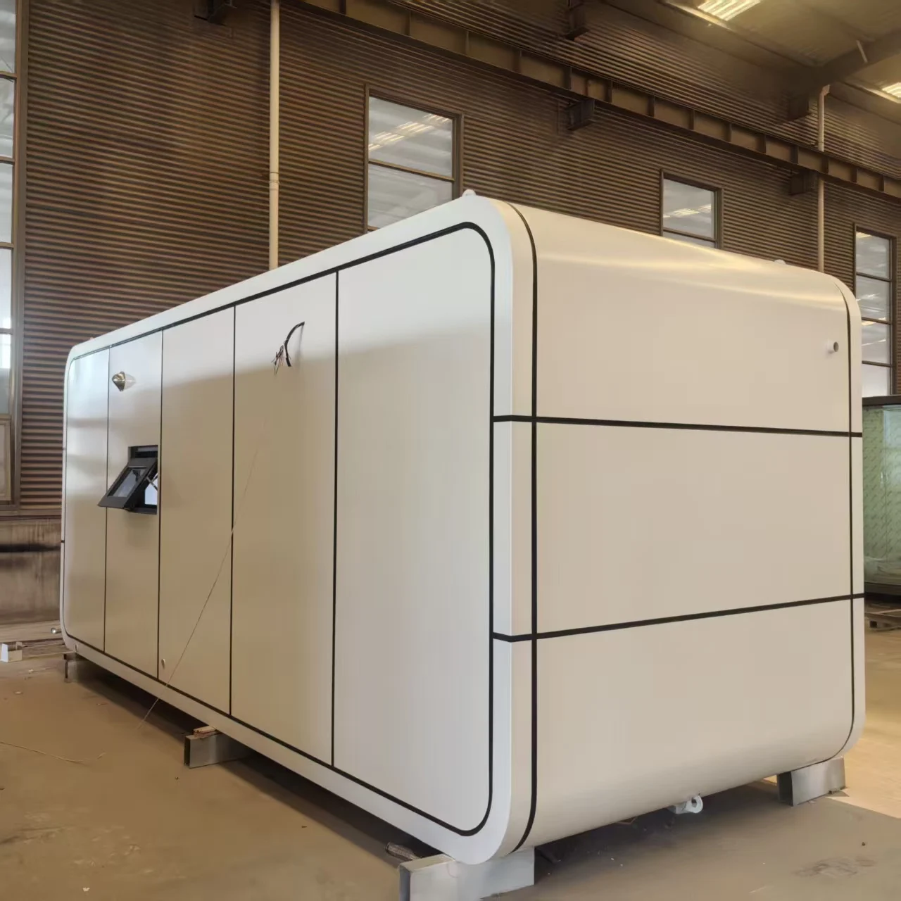 Apple Cabin House Modern Mini Prefab Mobile Office  Steel Sandwich Panel Apartment Use