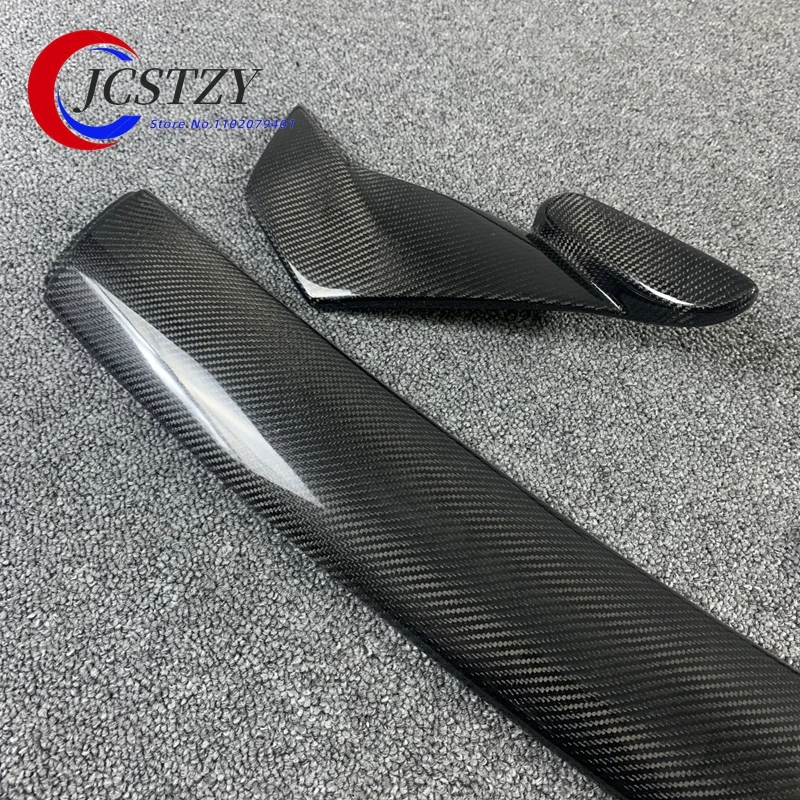 2012 - 2015 FOR Land Rover Range Rover EVOQUE Carbon fiber CRA REAR WING TRUNK LIP SPOILERS 4pcs - view 4