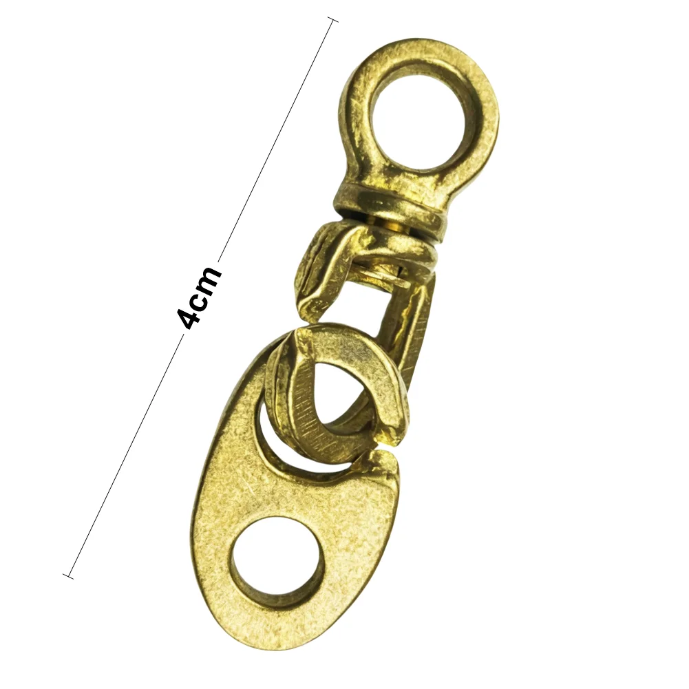 4Pcs Marine Brass Flag Hook Signal Flag With Rotating Shaft For Signal Flags 4cm Marine Flag Hook Boat Accessories
