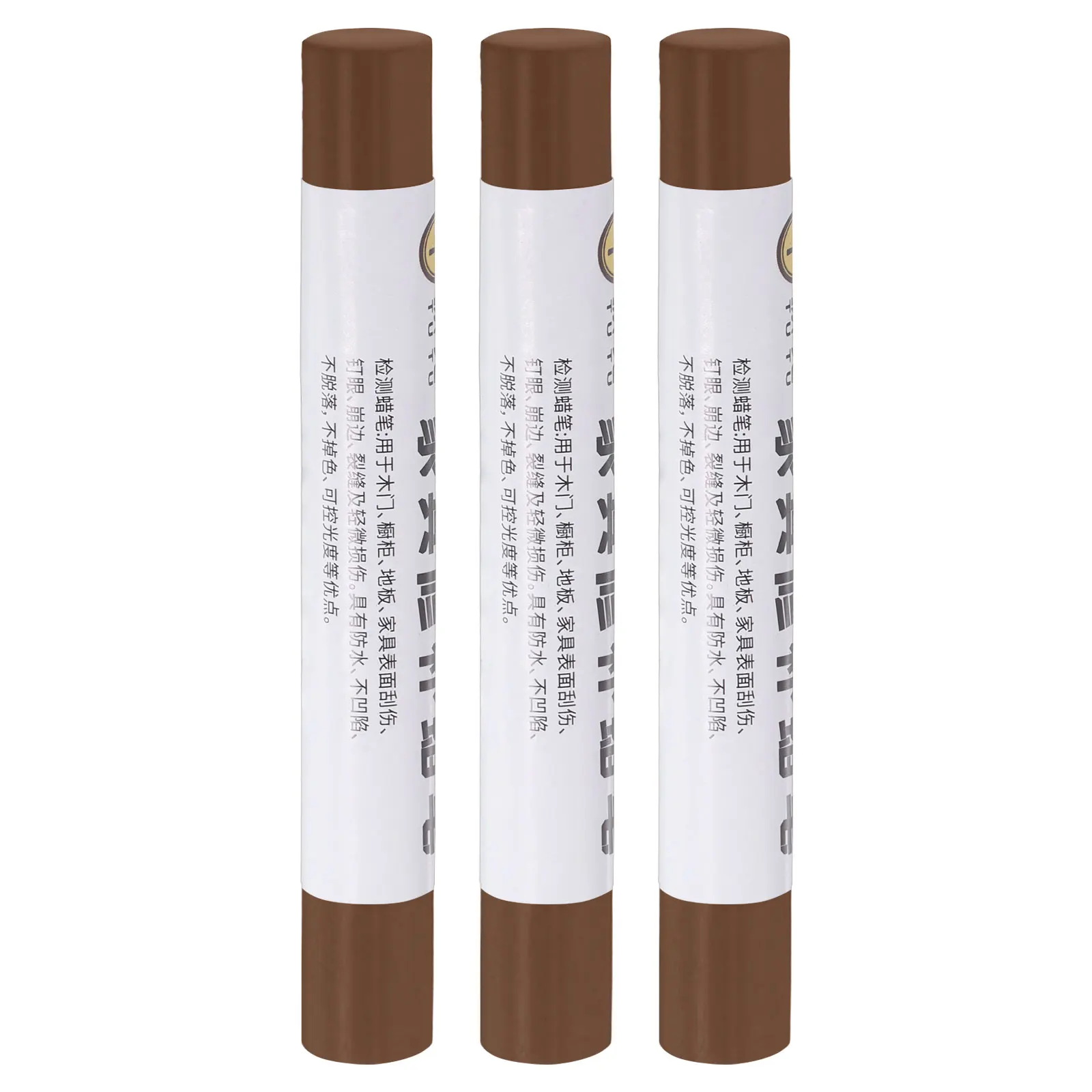 3Pcs Wax Filler Stick Furniture Markers for Touch up Wood Furniture Repair Tool Wood Scratch Repair Pen Furniture Repair Crayons