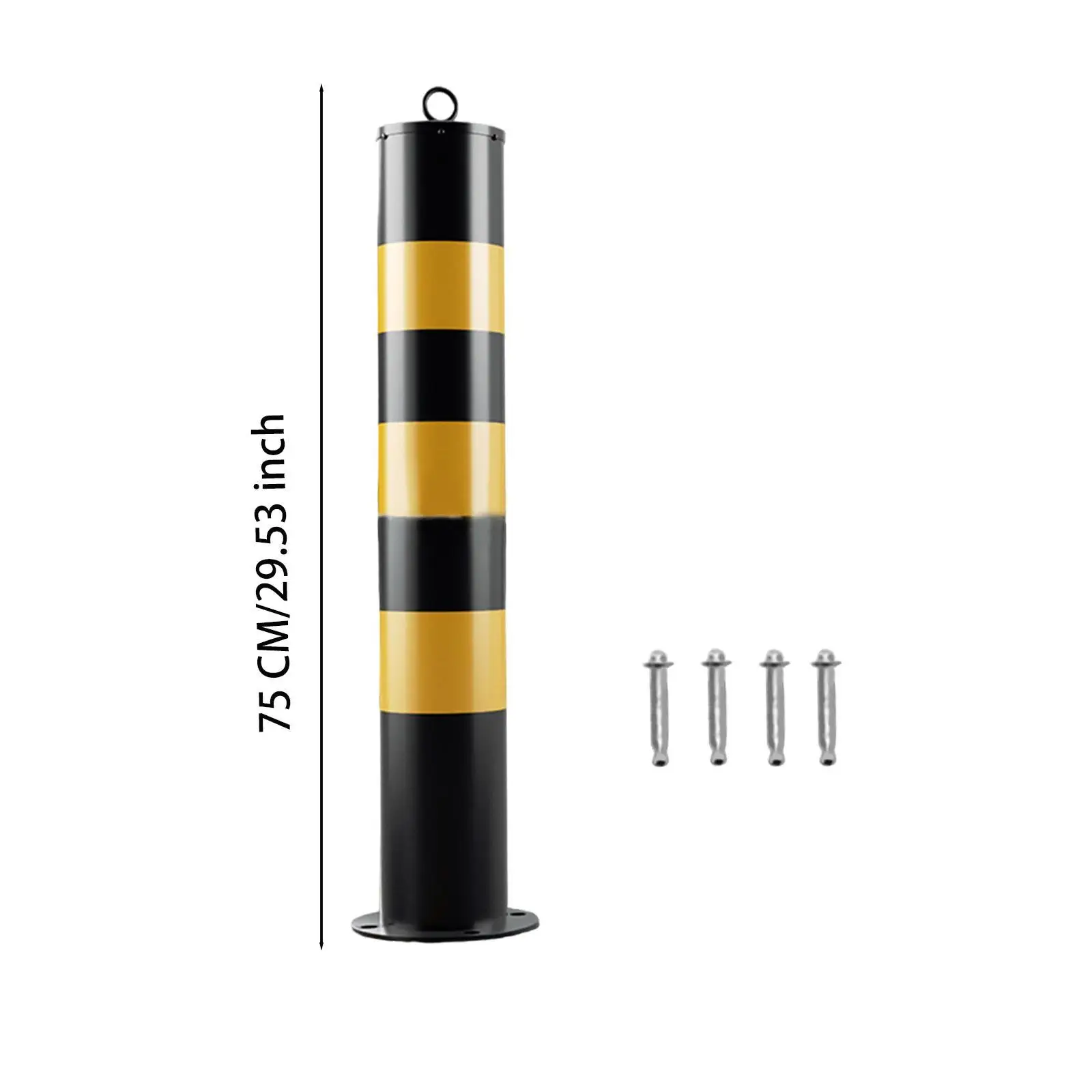 Traffic Bollard Safety Barrier Parking Barrier Safe Bollard Post for Traffic Area Supermarkets Parking Lot Driveway Sidewalks