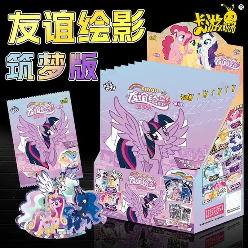 nuevo-kayou-my-little-pony-figura-acrilica-coleccionable-tarjetas-intercambiables-edicion-sueno-de-amistad-adorno-decorativo-para-escritorio