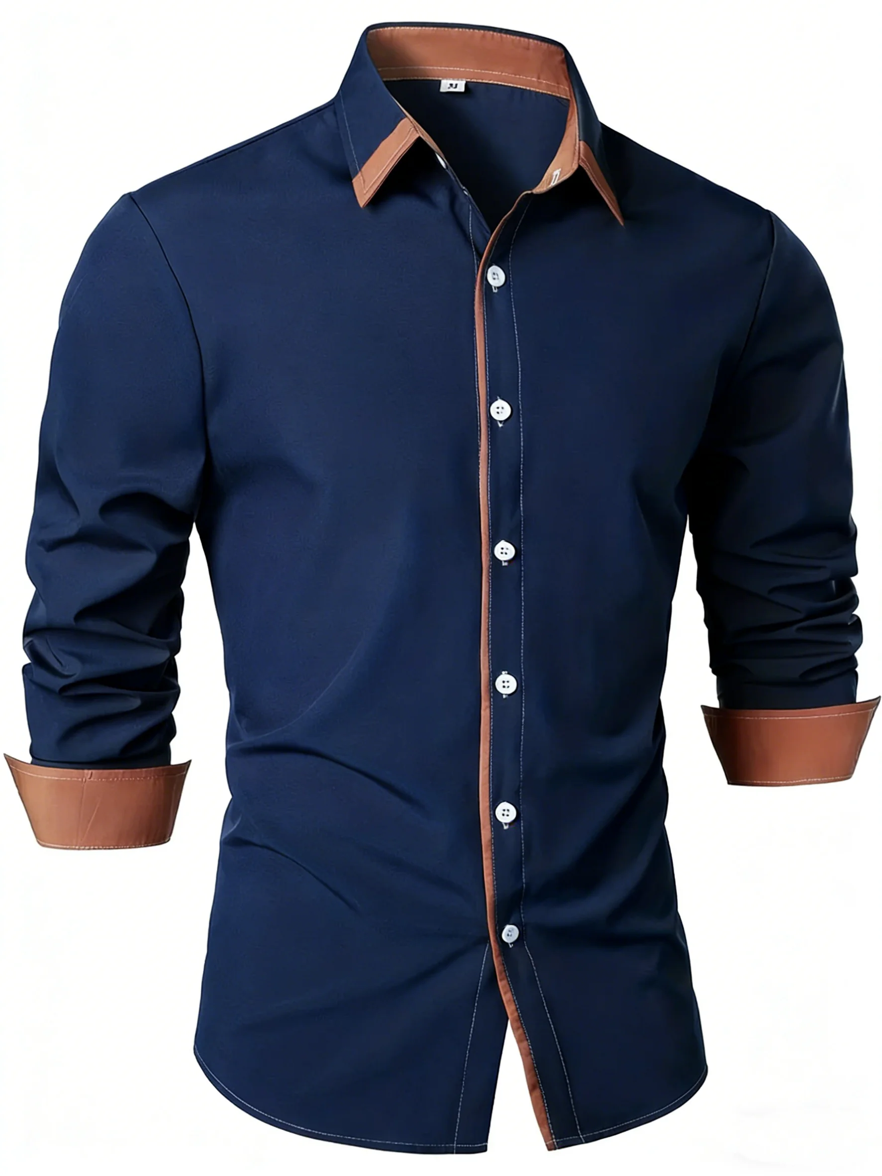 Men's casual long-sleeved shirts formal shirts business loose comfortable high quality shirts large size XS-6XL fast shipping