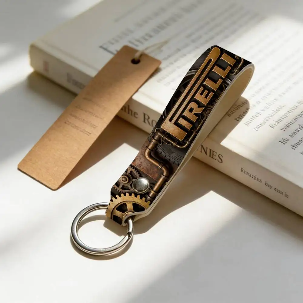 

Брелок для ключей PIRELLI из мягкой искусственной кожи, легкий держатель для ключей для мотоциклов и скутеров