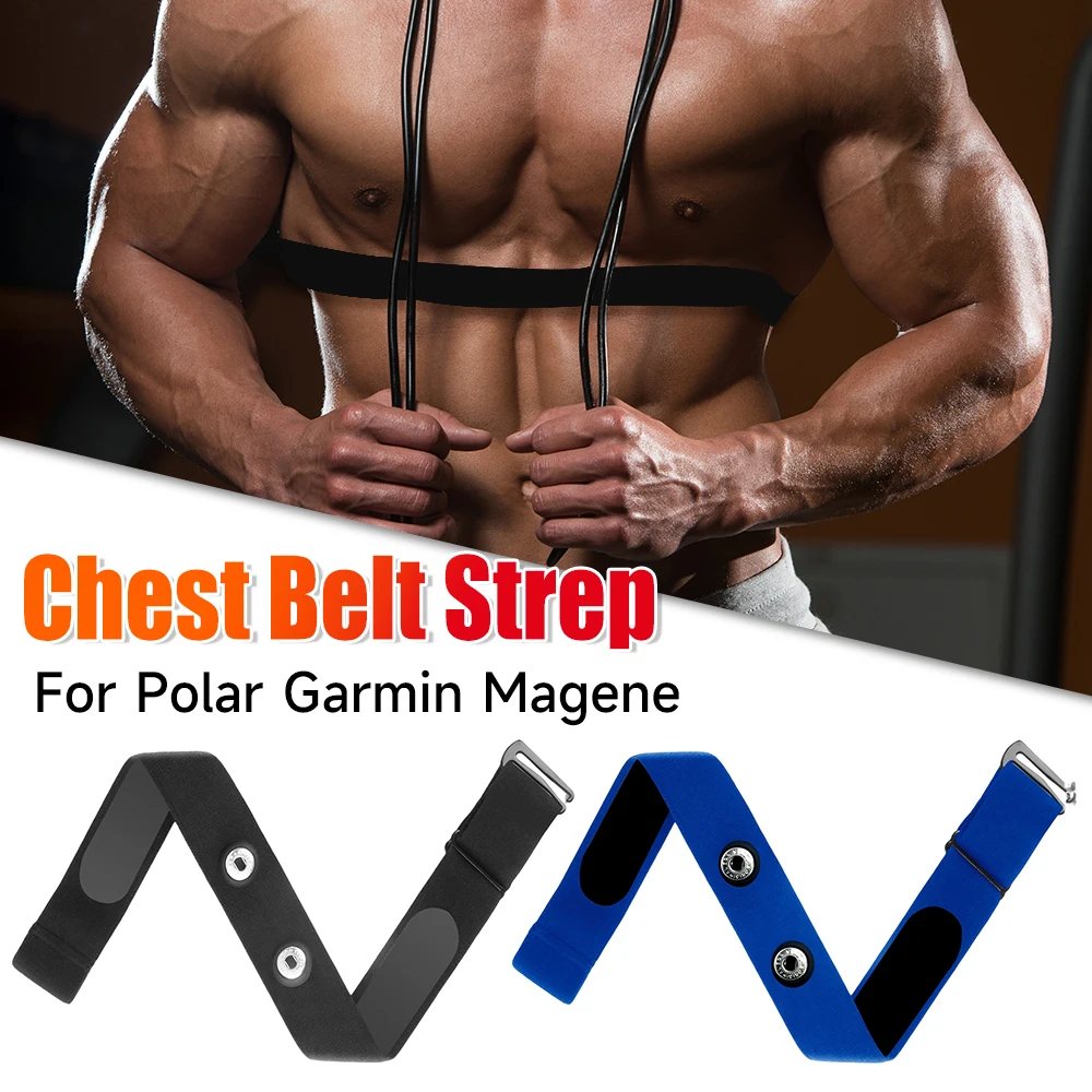 Heart Rate Monitor Replacement Strap Compatible With Polar H7 H9 H10 H1 Garmin Magene Sensor Band Belt Elastic Chest Bands