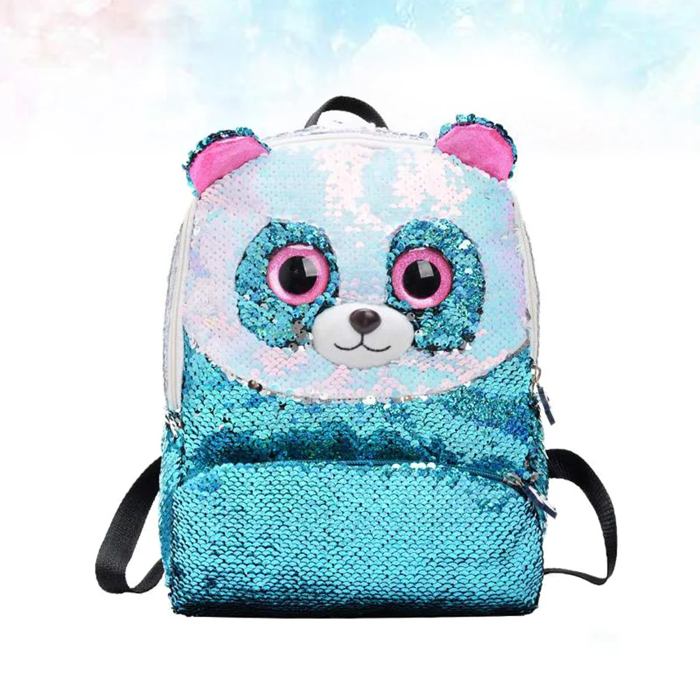 

Sky- Mini Backpack Stylish Sequin Design Cute Cartoon Shoulder Bag for Girls Kids Women Daily Shopping Travel Use