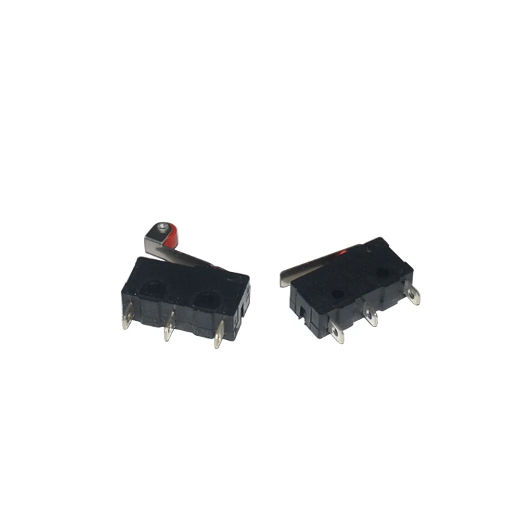 LINK CNC Mini Micro Limit Switch 3 Pins PCB Terminals 5A 125V 250V 29mm Roller Arc lever Snap Action Push Microswitches