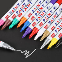 1PC Car Paint Marker Pen Waterproof Car Wheel Tire Oily Painting Mark Pen Auto Rubber Tyre Polishes Metal Permanent Marker