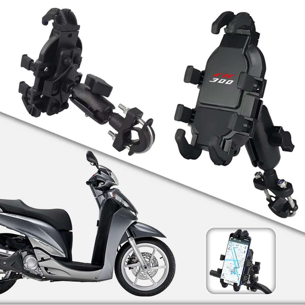 Motorcycle Phone Mount Non-Slip Pad Anti-Rust Anti-Shake Holder For Honda Monkey125 Z 120 125 DAX125 Monkey Z125 Z120