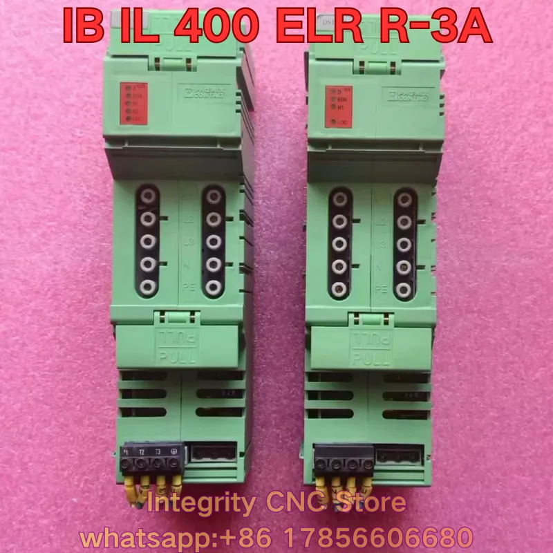 Second-hand IB IL 400 ELR R-3A PLC module 2727378 functional test is normal
