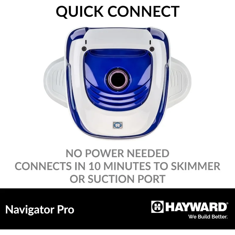 Hayward W3925ADC Navigator Pro Suction Pool Cleaner for In-Ground Gunite Pools up to 20 x 40 ft. (Automatic Pool Vacuum)