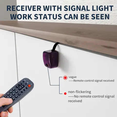 Infraröd högeffektsförlängningskabel Inbyggt batteri Infraröd repeater Fjärrkontroll TV-set-top-box DVD-mottagare 12 best sales Unicode - №9