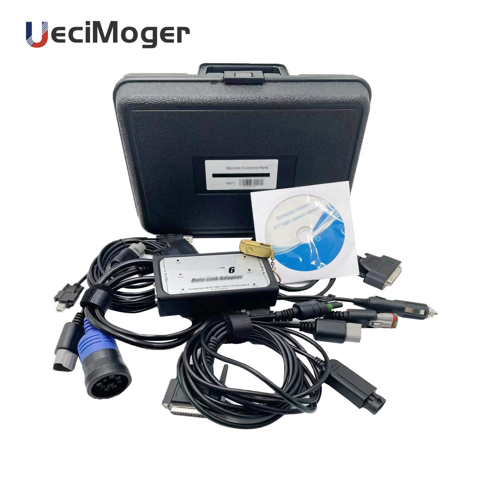 

for INLINE6 V8.7 V7.62 Software Diagnostic System Cummins Scanner Complete Inline Heavy Truck Diagnostic Tool