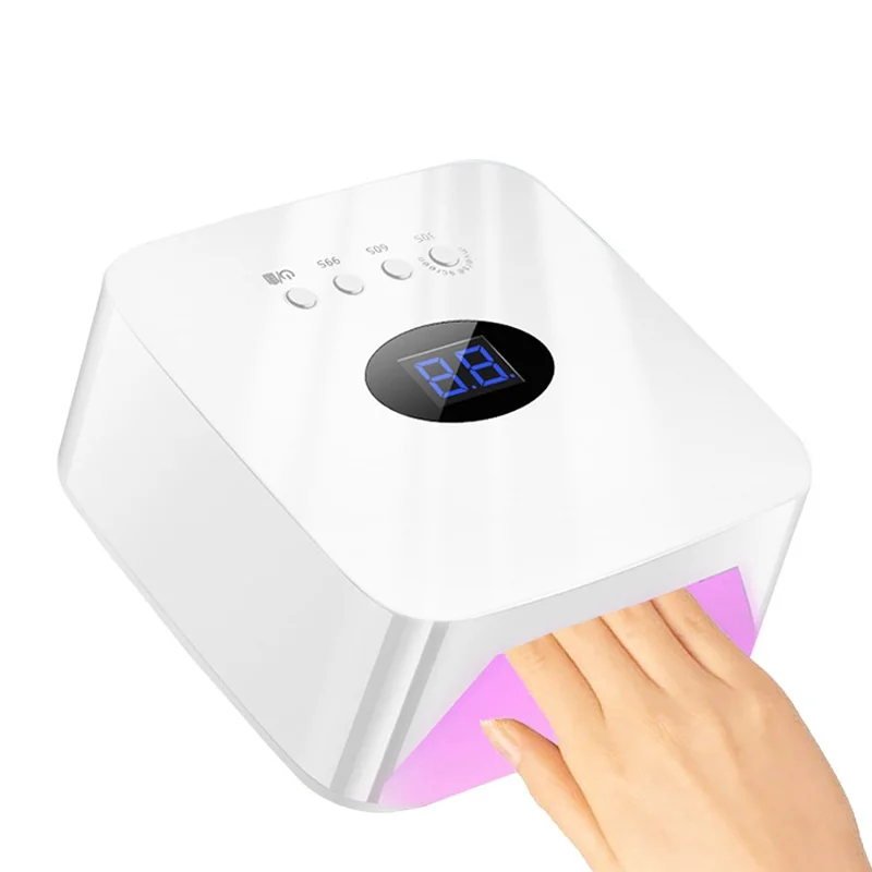 54W kabelloser Dual-Licht-Trockner, Salon-Maniküre, professionelle wiederaufladbare kabellose UV-LED-Gel-LED-Nagellampe
