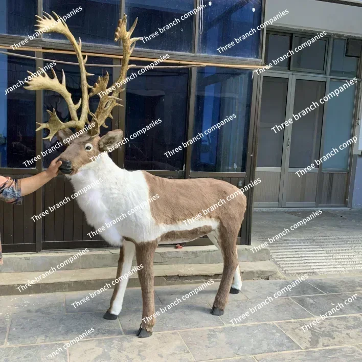 Outdoor Christmas Decorations Large Animal Toys Life Size Reindeer Ornament