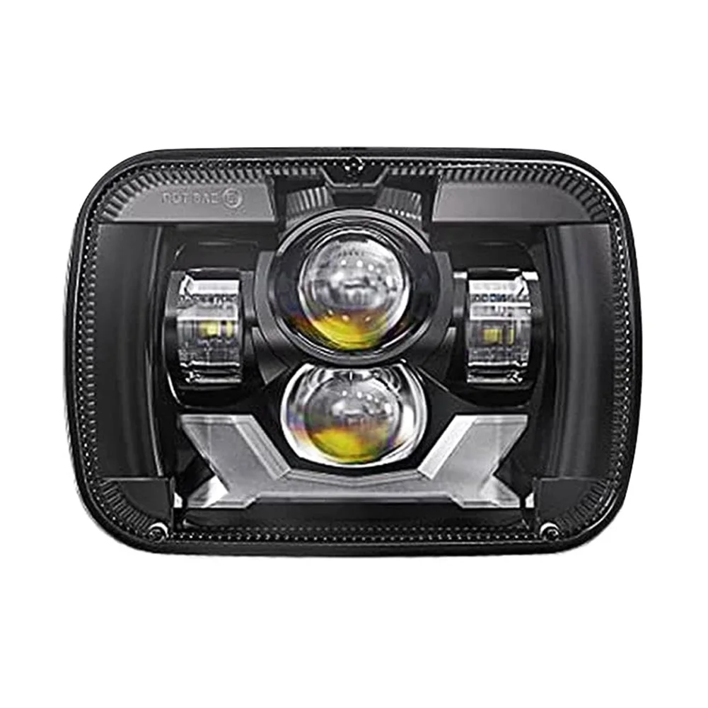 

85W DOT Brighter Anti-Glare H6054 5X7 7X6 LED Headlights,DRL Turn Signal Hi/Low Sealed Beam for Jeep XJ Ford GMC,