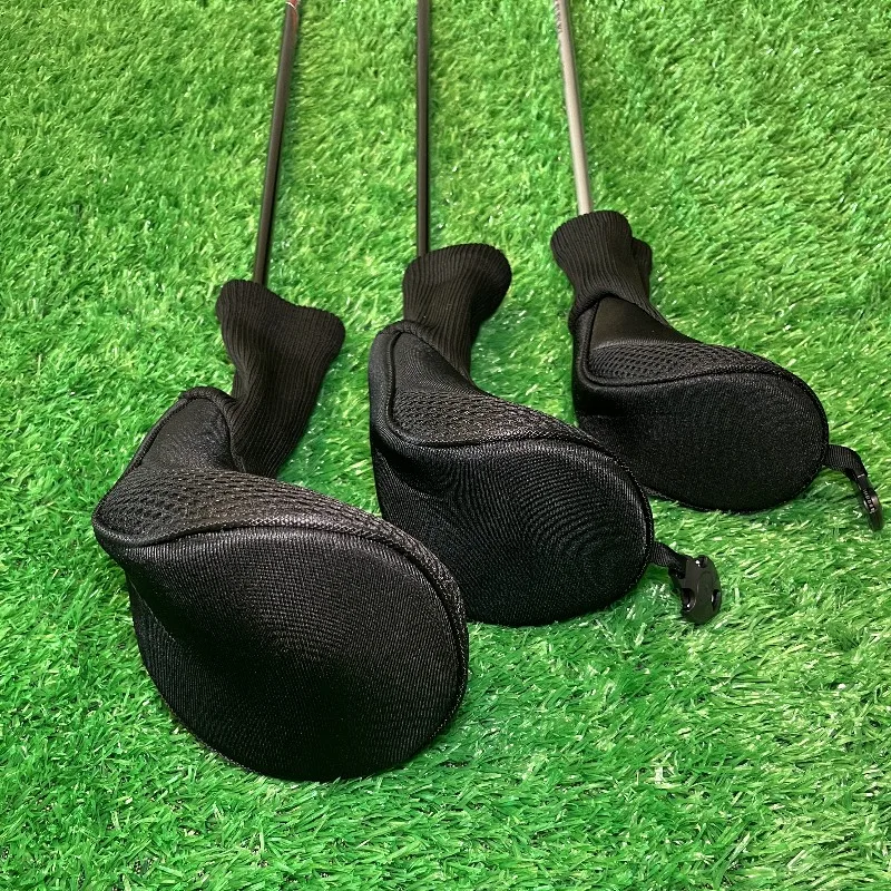 أغطية رأس نادي الجولف لسائق Fairway Woods Hybrid برقبة طويلة شبكية رياضية لنادي الجولف