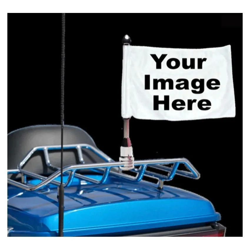 Custom Personalized Motorcycle Flag 6X9 Inch 3 Layer Double Sided Polyester Mini Banner Outdoor Small Flag 15×23CM  No Flagpole